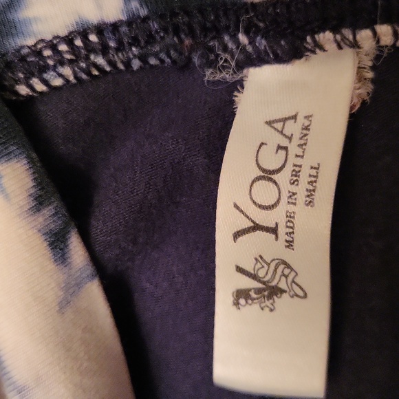 Victoria's Secret Navy Blue Tie-Dye Yoga Pants Small - Picture 7 of 10